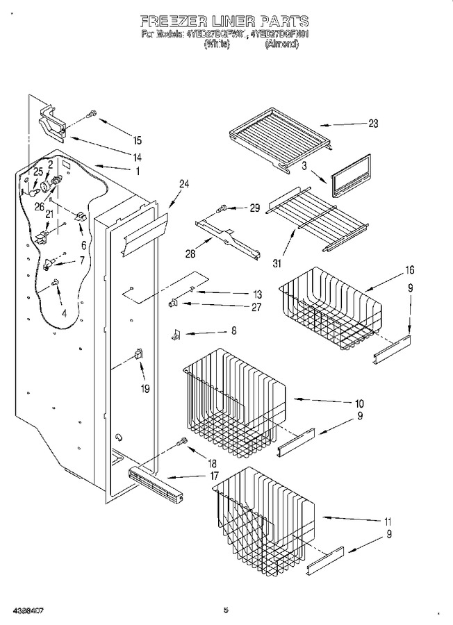 Diagram for 4YED27DQFW01