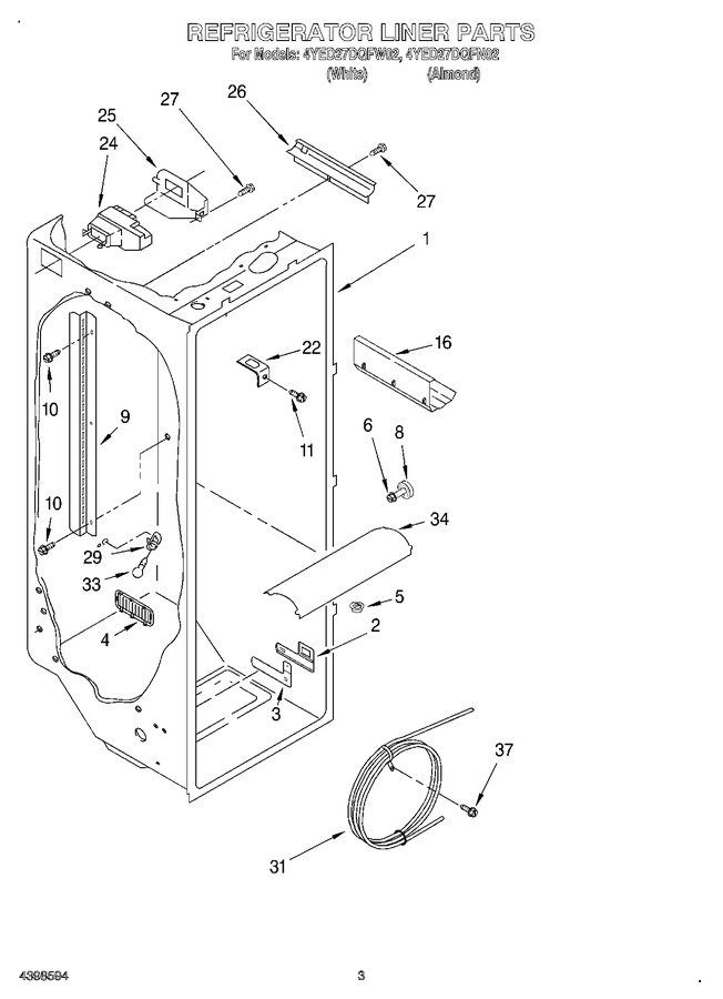 Diagram for 4YED27DQFN02