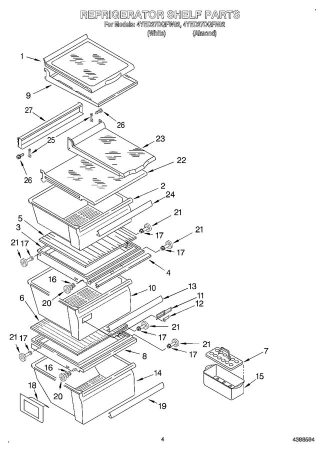 Diagram for 4YED27DQFN02