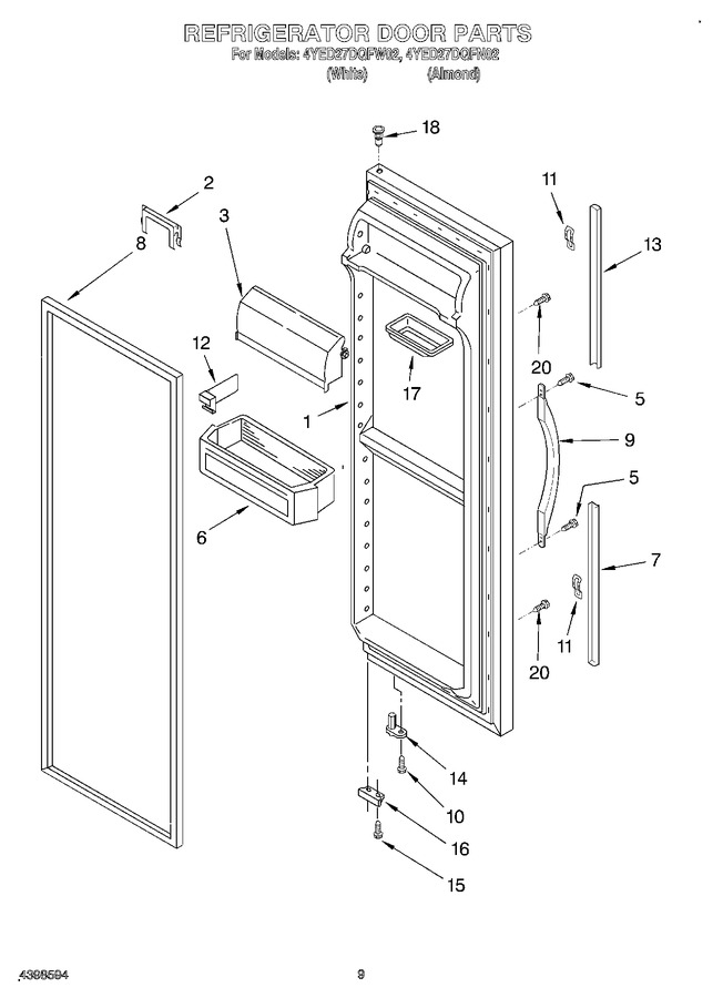 Diagram for 4YED27DQFN02