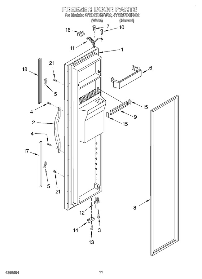 Diagram for 4YED27DQFN02