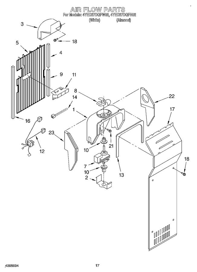 Diagram for 4YED27DQFW02