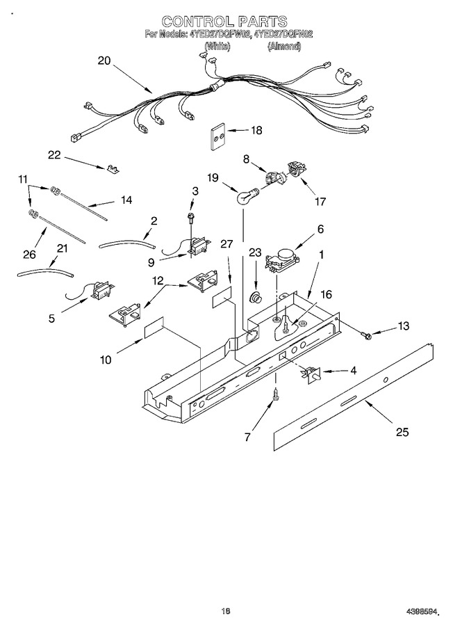Diagram for 4YED27DQFN02