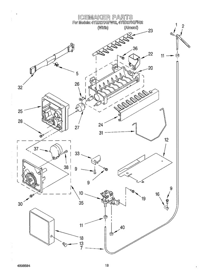 Diagram for 4YED27DQFW02