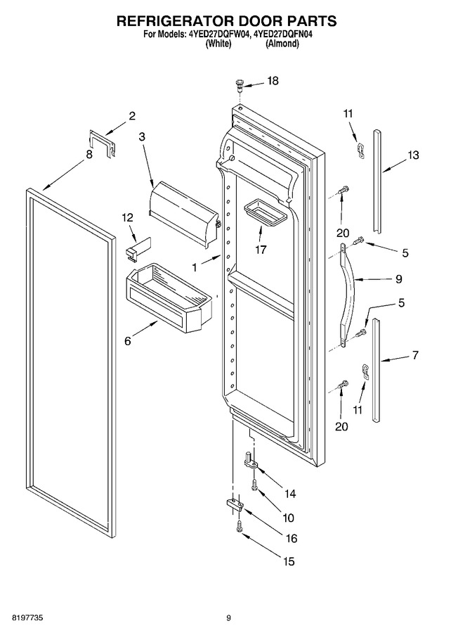 Diagram for 4YED27DQFN04