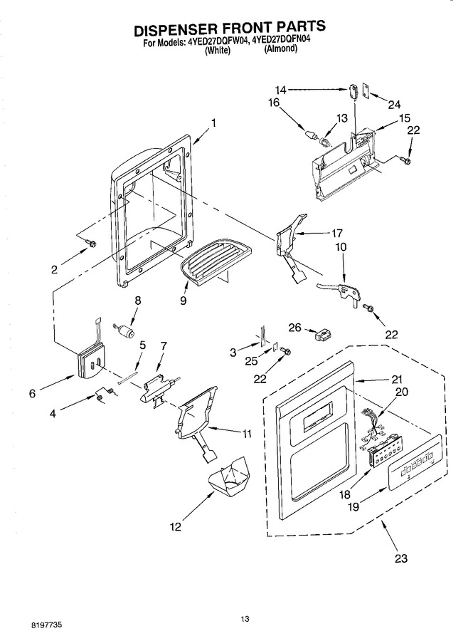 Diagram for 4YED27DQFN04
