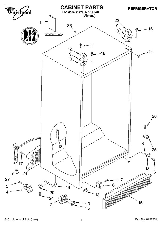Diagram for 4YED27PQFN04