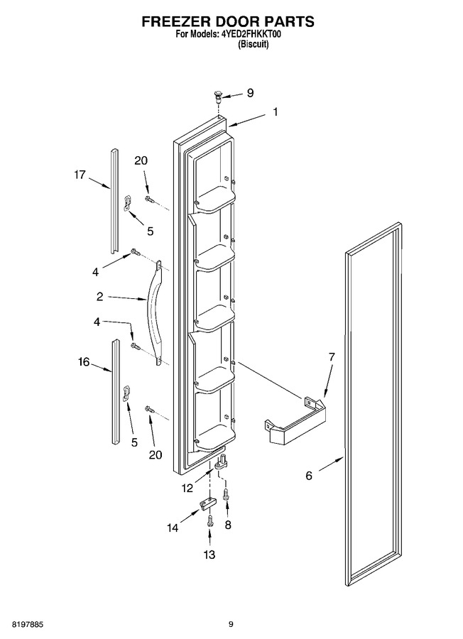 Diagram for 4YED2FHKKT00