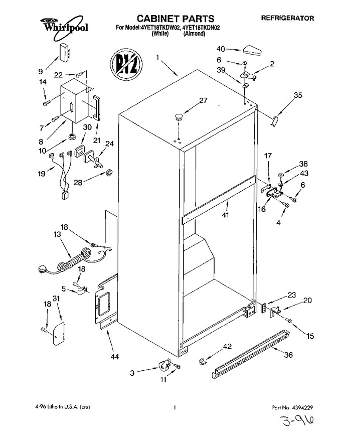 Diagram for 4YET18TKDN02