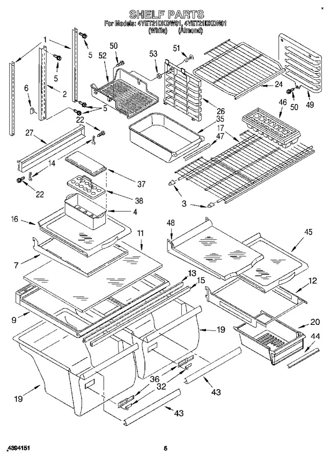 Diagram for 4YET21DKDW01