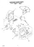 Diagram for 08 - Dispenser Front