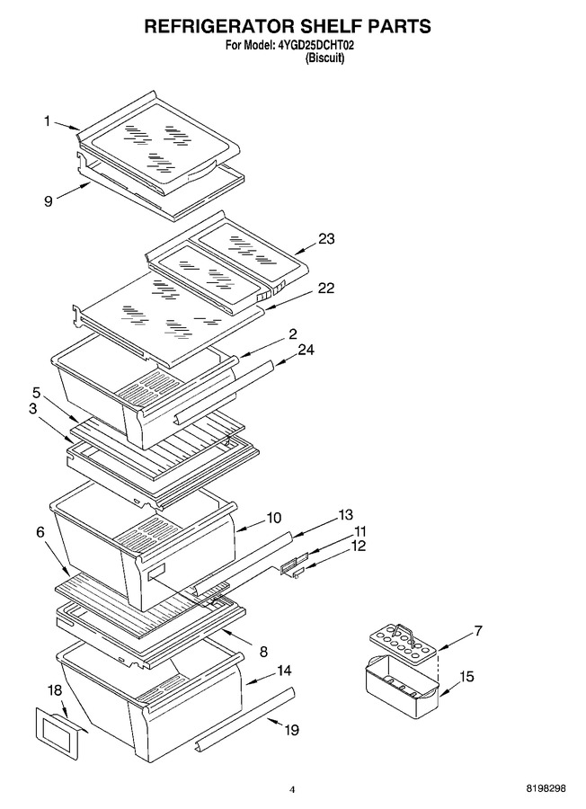 Diagram for 4YGD25DCHT02