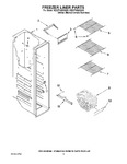 Diagram for 04 - Freezer Liner Parts