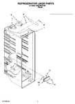 Diagram for 02 - Refrigerator Liner Parts