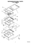 Diagram for 03 - Refrigerator Shelf Parts