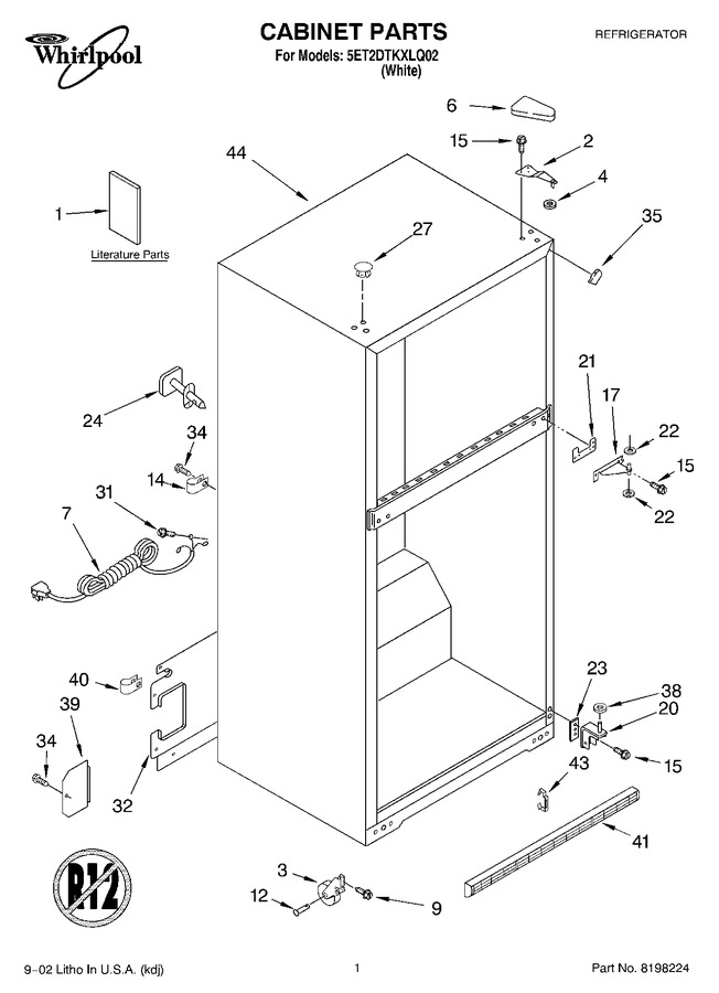 Diagram for 5ET2DTKXLQ02