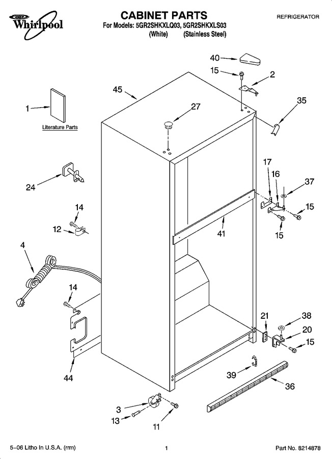 Diagram for 5GR2SHKXLQ03