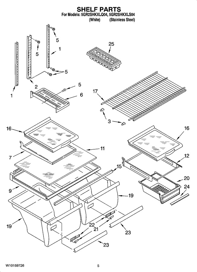 Diagram for 5GR2SHKXLS04