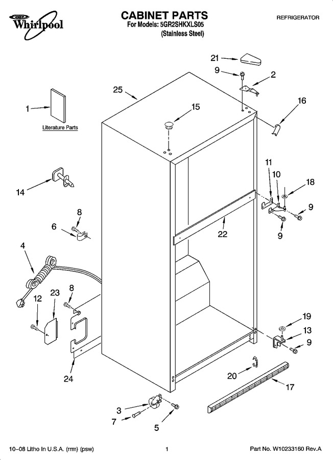 Diagram for 5GR2SHKXLS05