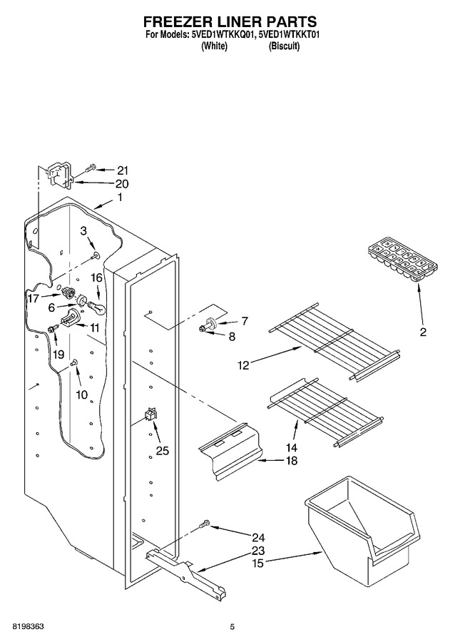 Diagram for 5VED1WTKKT01