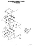 Diagram for 03 - Refrigerator Shelf Parts