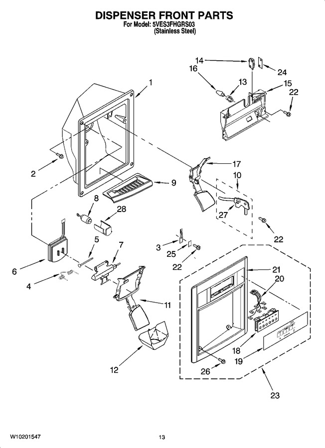 Diagram for 5VES3FHGRS03