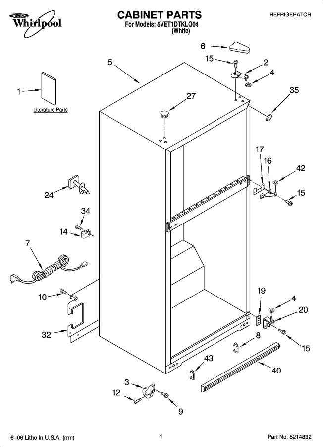 Diagram for 5VET1DTKLQ04
