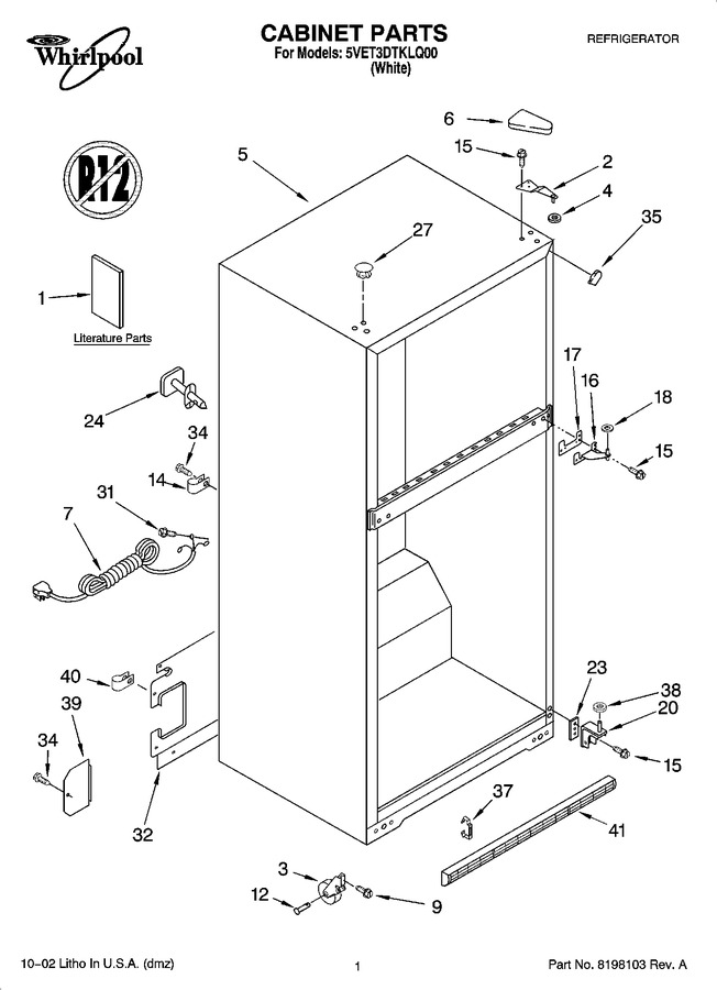 Diagram for 5VET3DTKLQ00