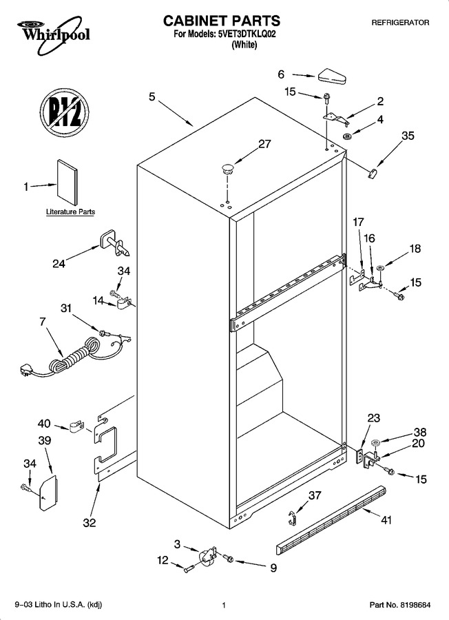 Diagram for 5VET3DTKLQ02