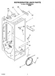 Diagram for 02 - Refrigerator Liner Parts