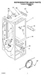 Diagram for 02 - Refrigerator Liner Parts
