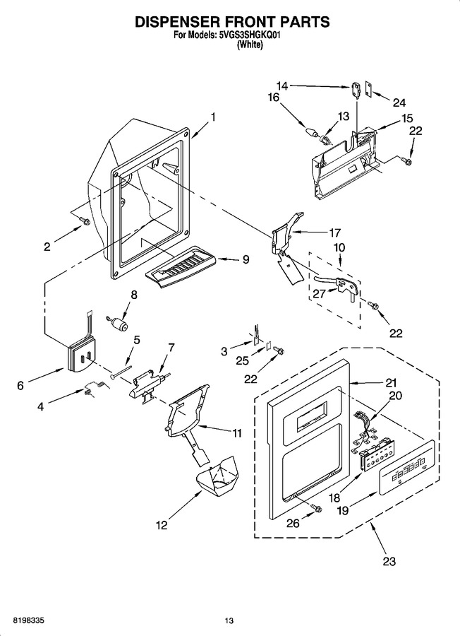 Diagram for 5VGS3SHGKQ01