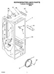 Diagram for 02 - Refrigerator Liner Parts