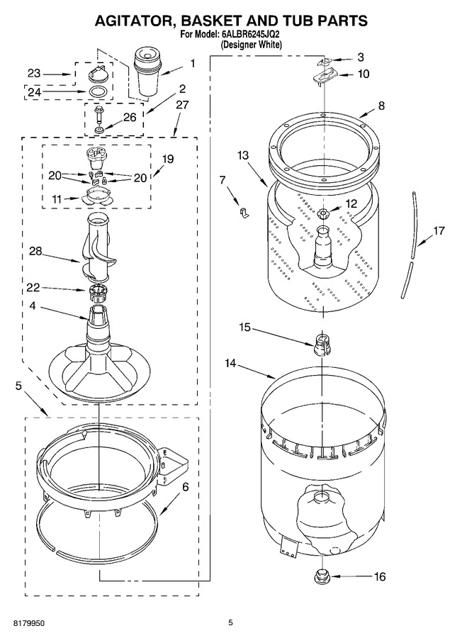 Diagram for 6ALBR6245JQ2
