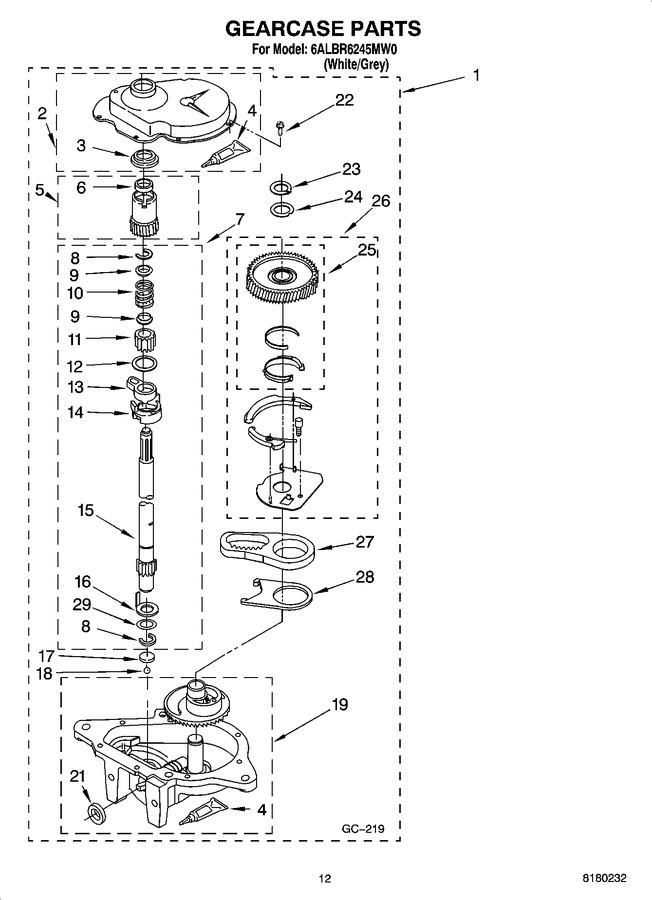 Diagram for 6ALBR6245MW0