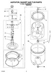 Diagram for 03 - Agitator, Basket And Tub Parts