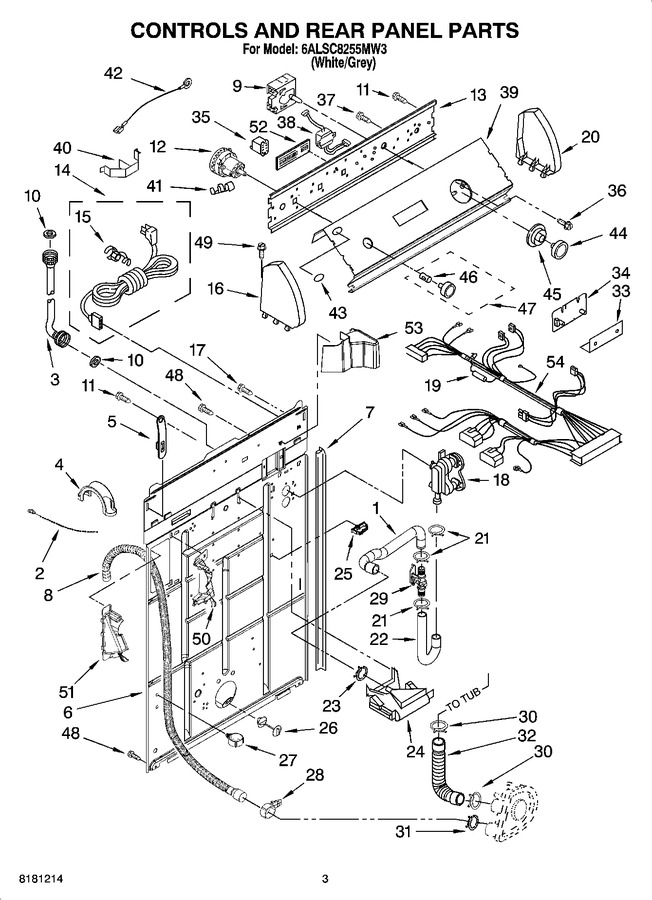 Diagram for 6ALSC8255MW3