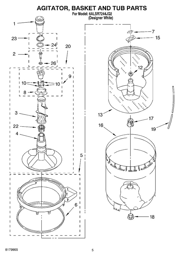 Diagram for 6ALSR7244JQ2
