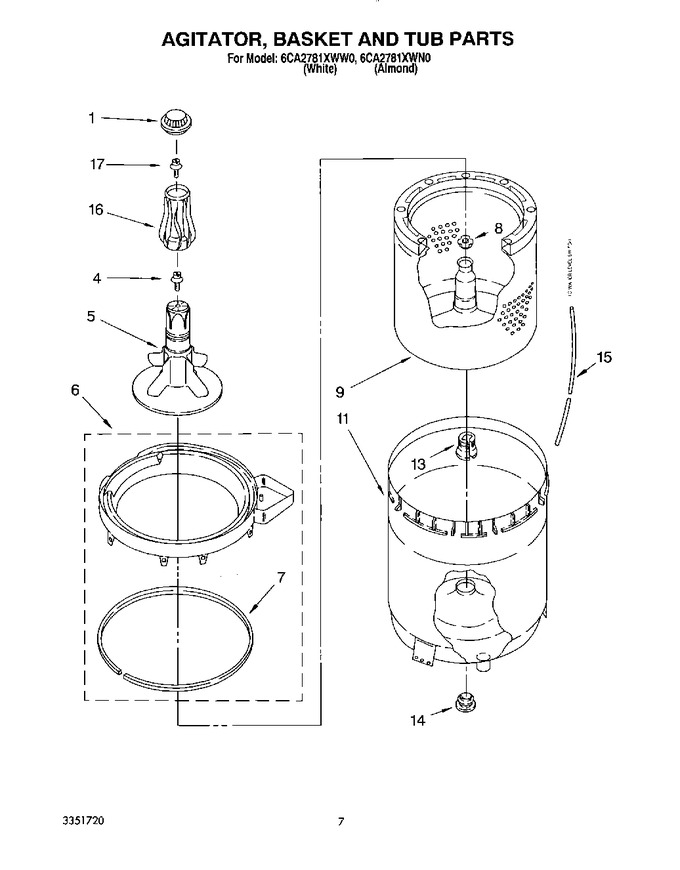 Diagram for 6CA2781XWG0