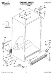 Diagram for 01 - Cabinet Parts