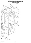 Diagram for 02 - Refrigerator Liner Parts