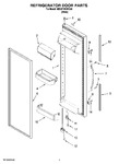 Diagram for 05 - Refrigerator Door Parts