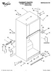 Diagram for 01 - Cabinet Parts