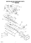 Diagram for 05 - Motor And Ice Container Parts