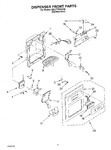Diagram for 08 - Dispenser Front Parts