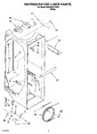 Diagram for 02 - Refrigerator Liner Parts