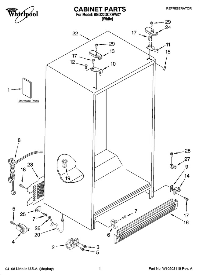 Diagram for 6GD22DCXHW07