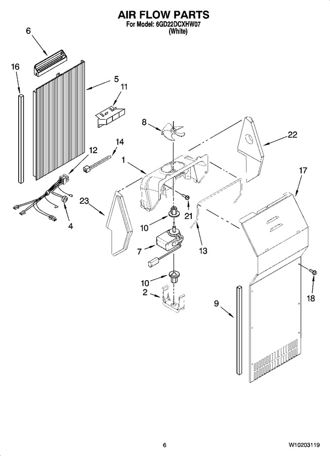 Diagram for 6GD22DCXHW07