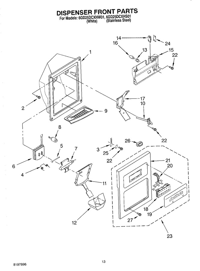 Diagram for 6GD25DCXHS01