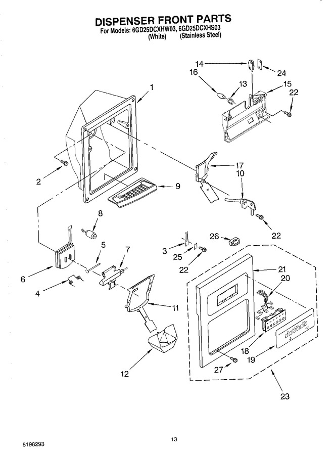 Diagram for 6GD25DCXHS03